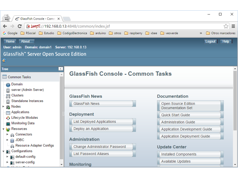 Administrador de GlassFish