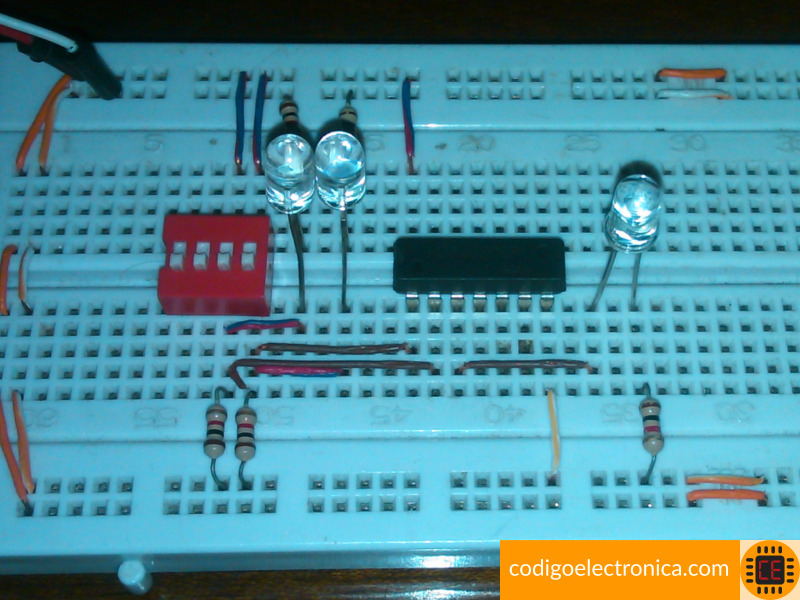 Circuito compuerta AND 7408