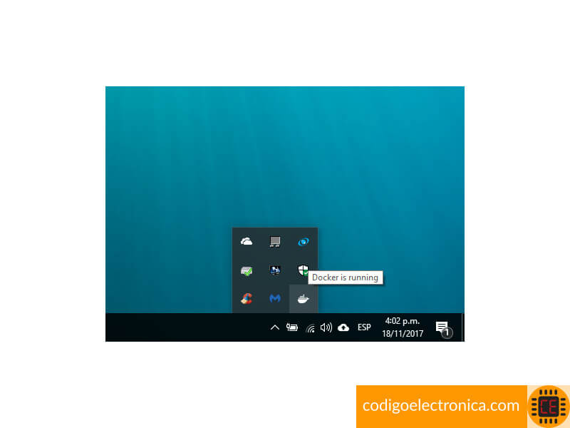 Docker ejecutandose