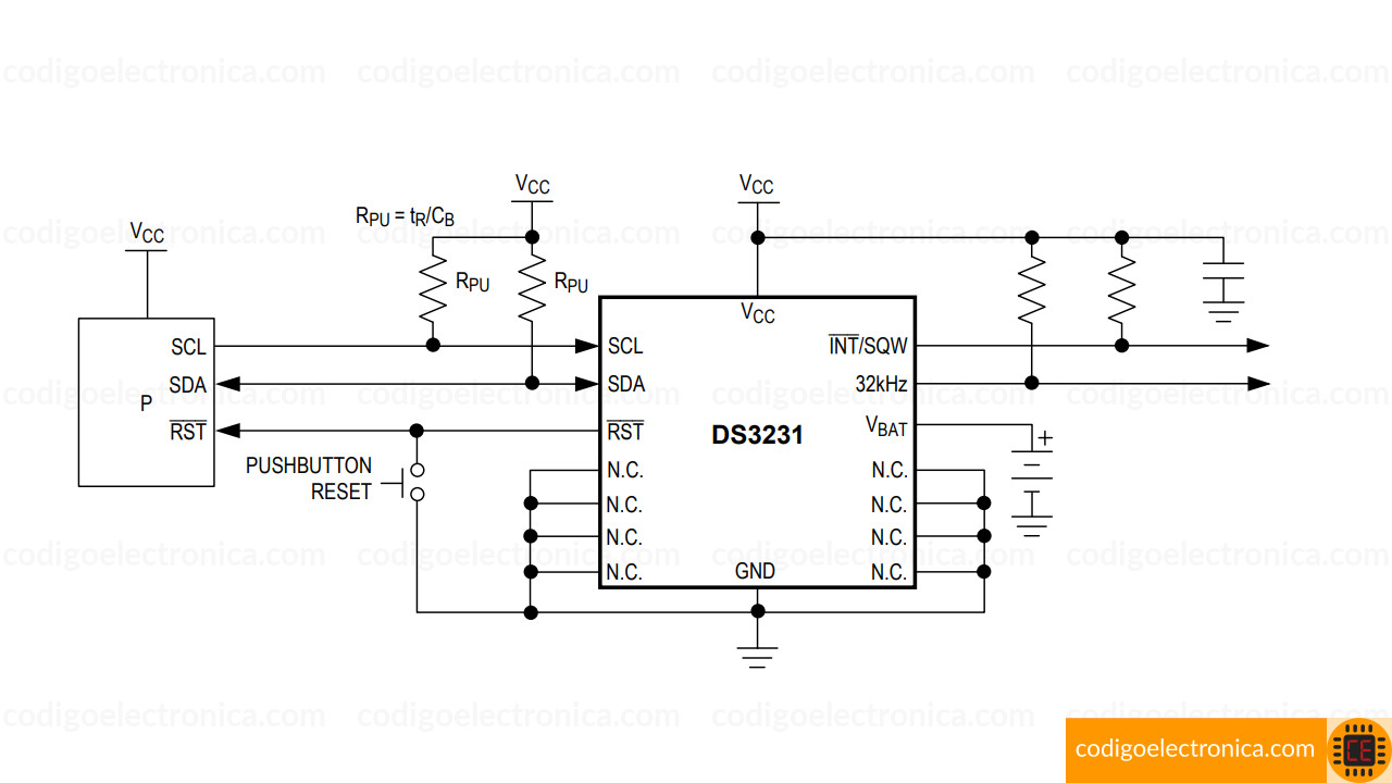 DS3231 circuito