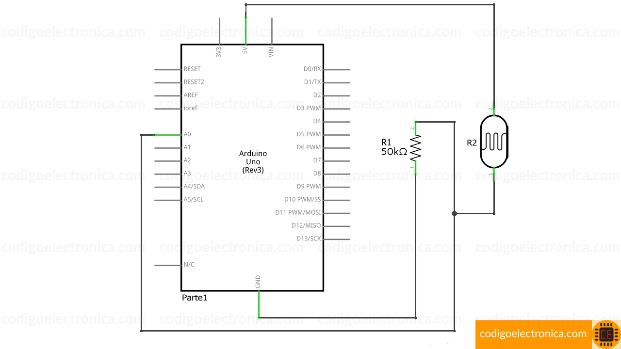 Fotoresistencia circuito