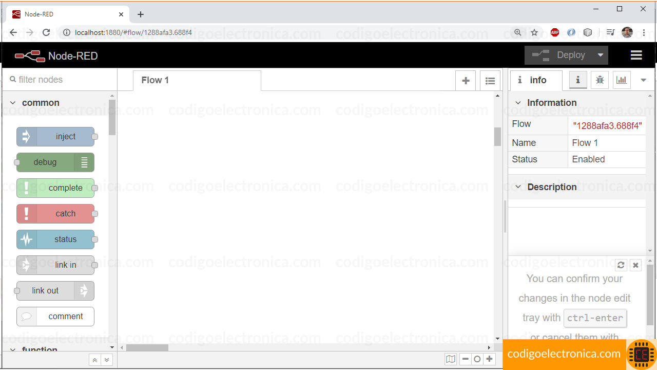 Arduino ESP8266 temperatura nodered