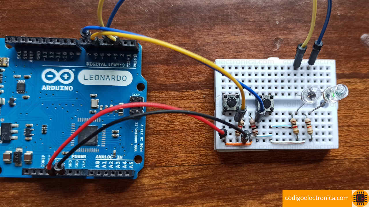 Arduino interruptores miniatura foto