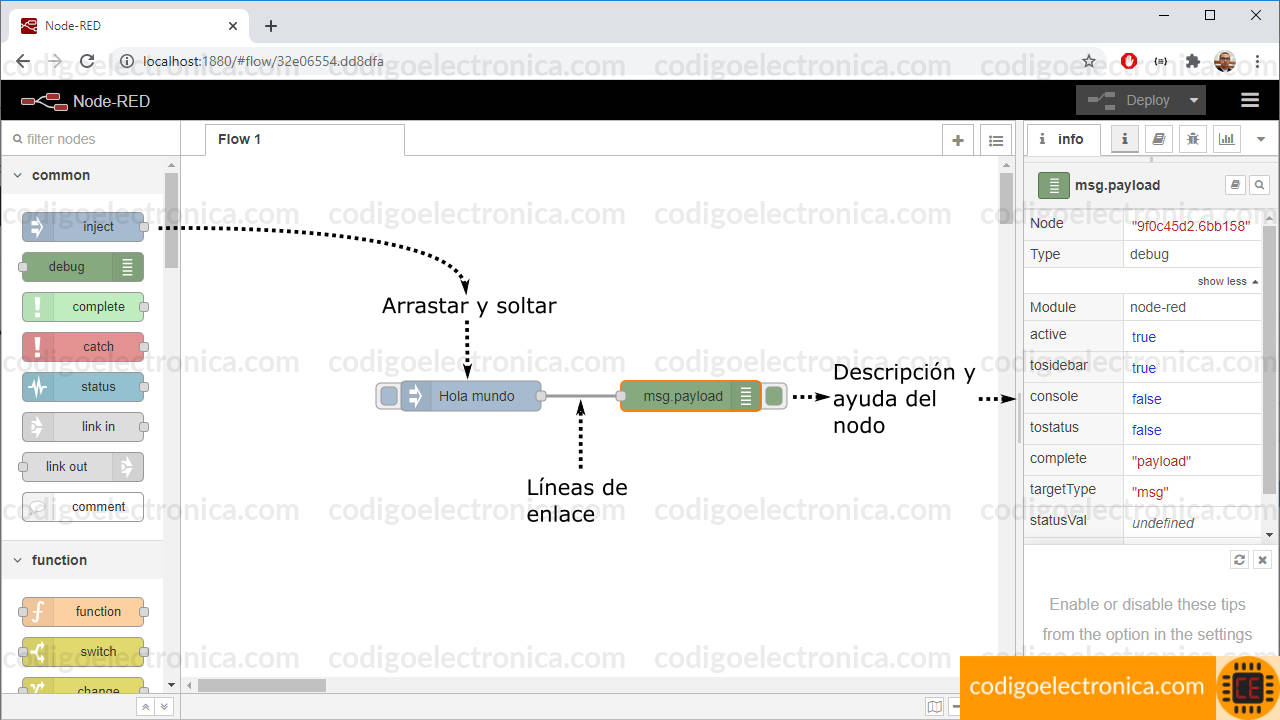 Crear nuevos flujos