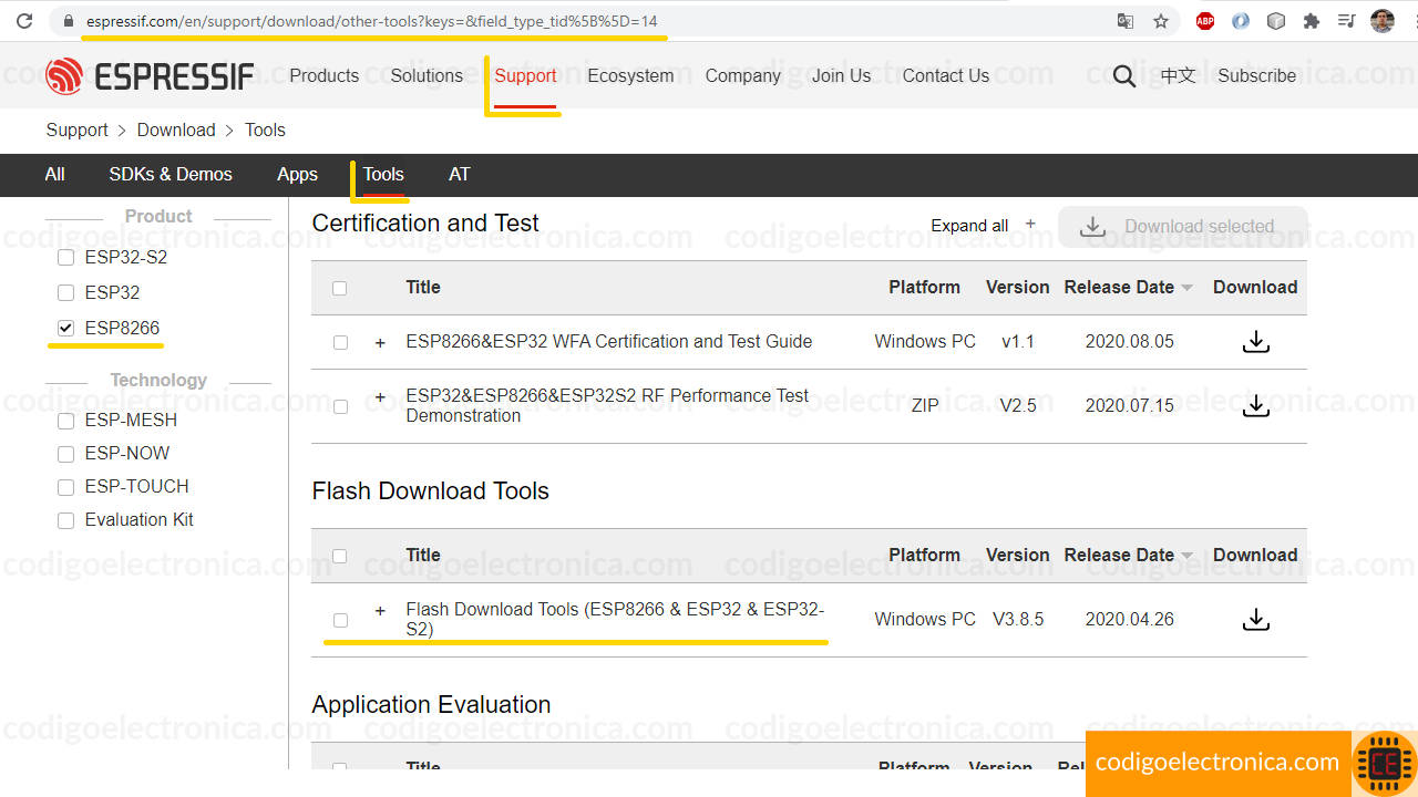 Flash Download Tools