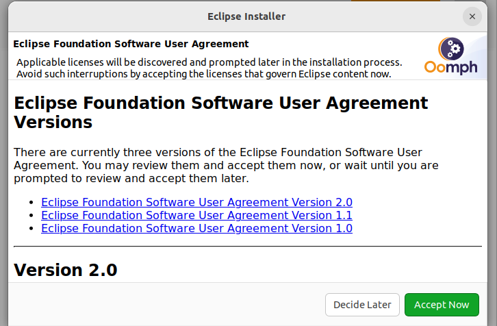 Licencia de eclipse