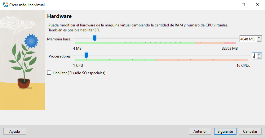 Asignar memoria ram