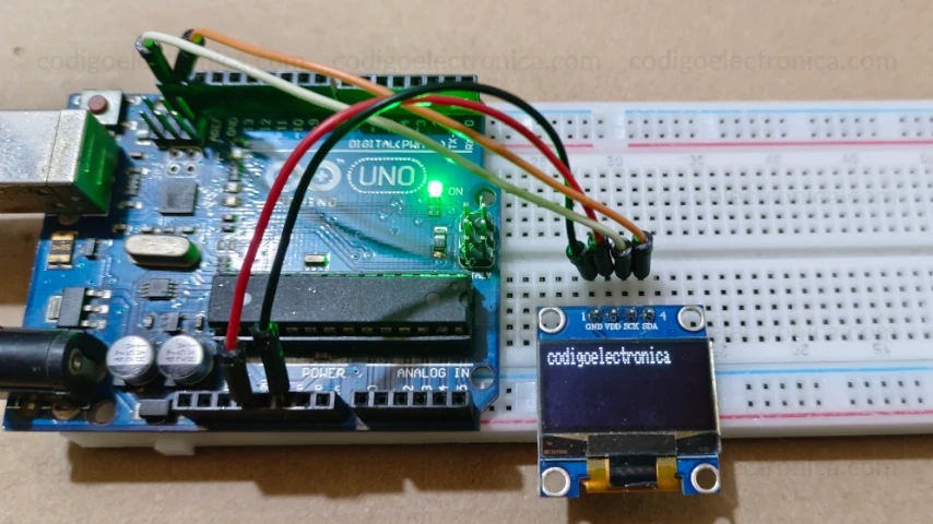 Arduino uno oled